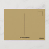 ヴィンテージ感謝祭トルコとトウモロコシ ポストカード (裏面)