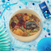 ヴィンテージ感謝祭トルコホリデー紙プレート ペーパープレート (パーティー)