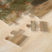 ヴィンテージ感謝祭トルコ引数イラストレーション ジグソーパズル (側面)