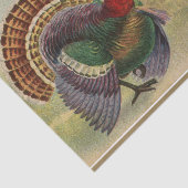 ヴィンテージ感謝祭トルコ素朴 薄葉紙 (詳細)