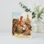 ヴィンテージ感謝祭トルコ シーズンポストカード (スタンド正面)