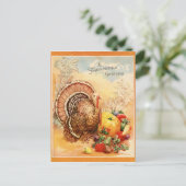 ヴィンテージ感謝祭トルコ シーズンポストカード (スタンド正面)