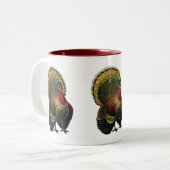 ヴィンテージ感謝祭トルコ ツートーンマグカップ (正面左)