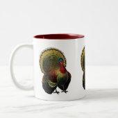 ヴィンテージ感謝祭トルコ ツートーンマグカップ (左)