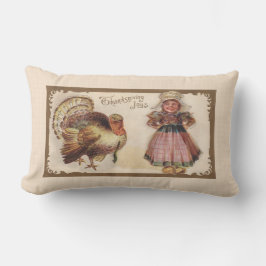 ヴィンテージ感謝祭トルコ ランバークッション