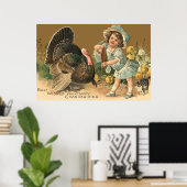 ヴィンテージ感謝祭トルコIIポスター ポスター (ホームオフィス)