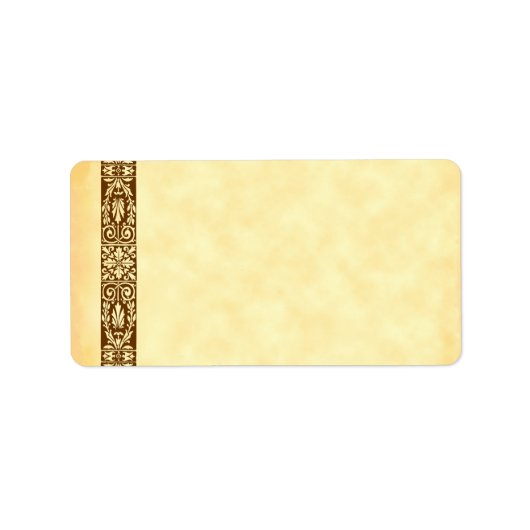 ヴィンテージ感謝祭ハーベストアート住所 シール (正面)