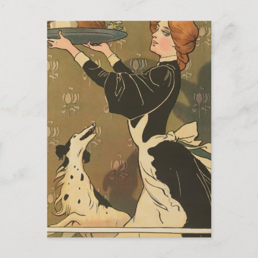 ヴィンテージ感謝祭ビクトリアントルコ シーズンポストカード (正面)