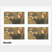 ヴィンテージ感謝祭ビクトリアントルコ 長方形シール (シート)