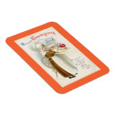 ヴィンテージ感謝祭ピルグリム調理師 マグネット (右側)