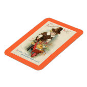 ヴィンテージ感謝祭ピルグリム マグネット (左側)