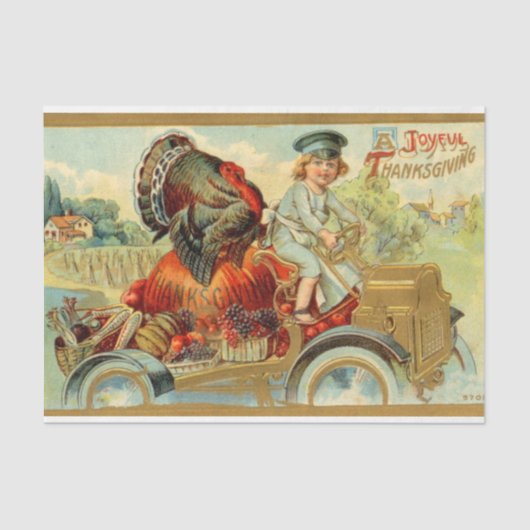 ヴィンテージ感謝祭ミックスシリーズデザイン10 薄葉紙 (正面)