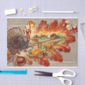 ヴィンテージ感謝祭ミックスシリーズデザイン20 薄葉紙 (クラフト)