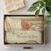 ヴィンテージ感謝祭ミックスシリーズデザイン4 薄葉紙 (ギフト)