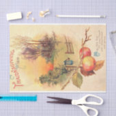 ヴィンテージ感謝祭ミックスシリーズデザイン5 薄葉紙 (クラフト)