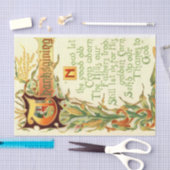 ヴィンテージ感謝祭ミックスシリーズデザイン6 薄葉紙 (クラフト)