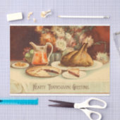 ヴィンテージ感謝祭ミックスシリーズデザイン8 薄葉紙 (クラフト)