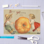 ヴィンテージ感謝祭ミックスシリーズデザイン9 薄葉紙 (クラフト)