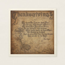 ヴィンテージ感謝祭祈りの言葉