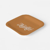 ヴィンテージ感謝祭秋ギフト ペーパープレート (傾斜あり)