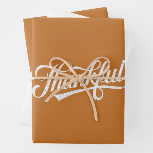 ヴィンテージ感謝祭秋ギフト ラッピングペーパーシート (インサイチュ)