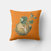 ヴィンテージ感謝祭秋秋カボチャテンプレート クッション (裏面)