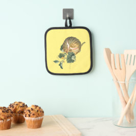 ヴィンテージ感謝祭秋秋カボチャテンプレート 鍋敷き