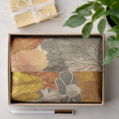 ヴィンテージ感謝祭紅葉ひまわり 薄葉紙 (ギフト)