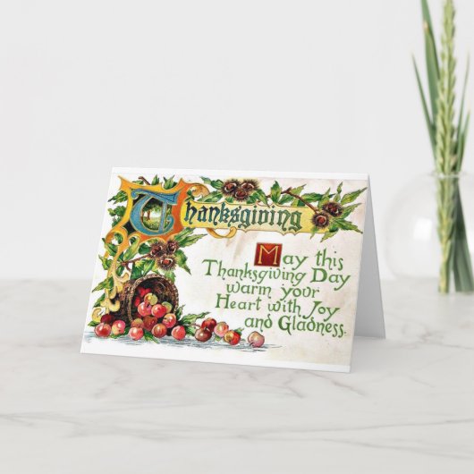 ヴィンテージ感謝祭 シーズンカード (正面)