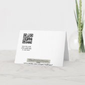 ヴィンテージ感謝祭 シーズンカード (裏面)