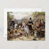 ヴィンテージ感謝祭 シーズンポストカード (正面/裏面)