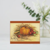 ヴィンテージ感謝祭 シーズンポストカード (スタンド正面)