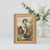 ヴィンテージ感謝祭 シーズンポストカード (スタンド正面)