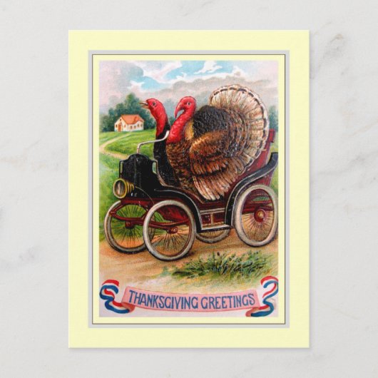 ヴィンテージ感謝祭 シーズンポストカード (正面)