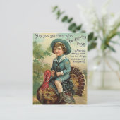 ヴィンテージ感謝祭 シーズンポストカード (スタンド正面)