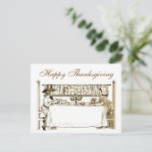 ヴィンテージ感謝祭 シーズンポストカード (スタンド正面)