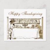 ヴィンテージ感謝祭 シーズンポストカード (正面)
