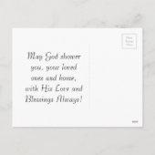 ヴィンテージ感謝祭 シーズンポストカード (裏面)