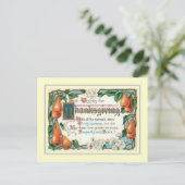 ヴィンテージ感謝祭 シーズンポストカード (スタンド正面)