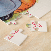 ヴィンテージ感謝祭 ジグソーパズル (側面)