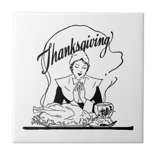 ヴィンテージ感謝祭 タイル (正面)