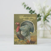 ヴィンテージ感謝祭、トルコon the Farm シーズンポストカード (スタンド正面)