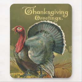 ヴィンテージ感謝祭、トルコon the Farm マウスパッド