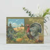 ヴィンテージ感謝祭、トルコon the Farm 招待状 (スタンド正面)