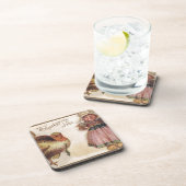 ヴィンテージ感謝祭、巡礼少女とトルコ コースター (右側)