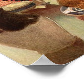 ヴィンテージ感謝祭、感謝の子ども ポスター (角)