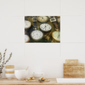 ヴィンテージ懐中時計 ポスター (キッチン)