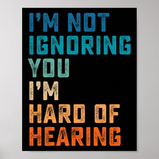 ヴィンテージ懸命ASL手話ろう阿波 ポスター (正面)