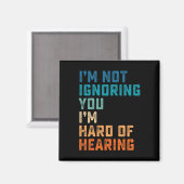 ヴィンテージ懸命ASL手話ろう阿波 マグネット (正面/裏面)