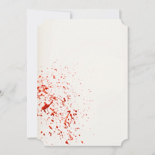 ヴィンテージ成人ハローウィンパーティ 招待状 (裏面)